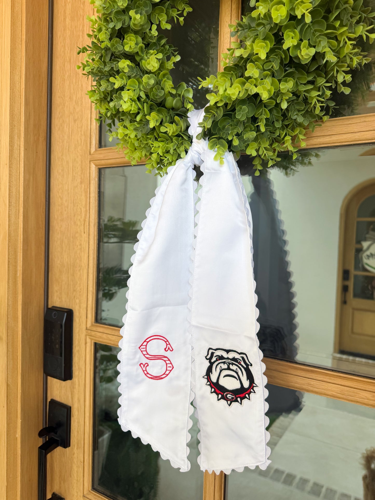 Bulldawg Head Door Sash