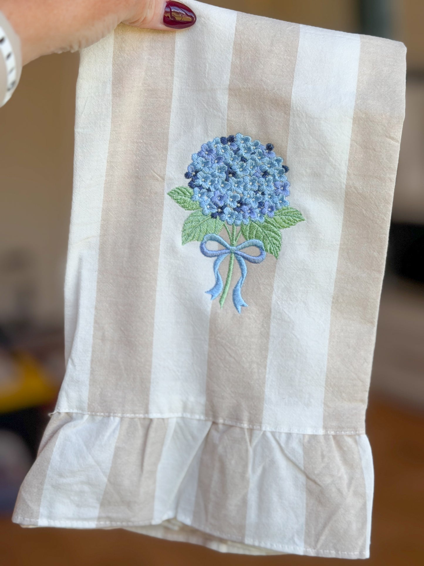 Hydrangea Tea Towel