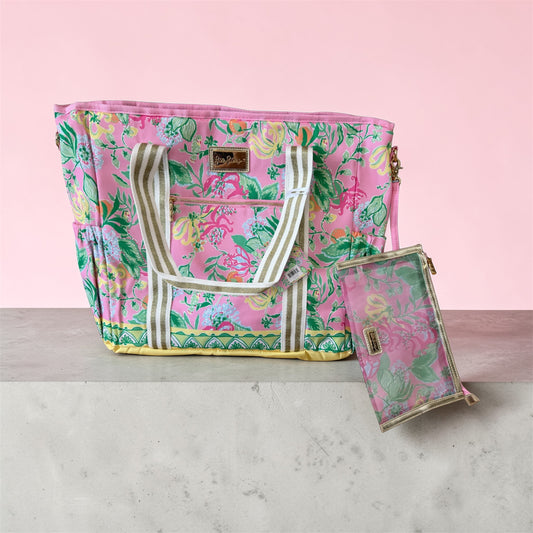 Lilly Pulitzer Cooler Bag Pink Garden Floral