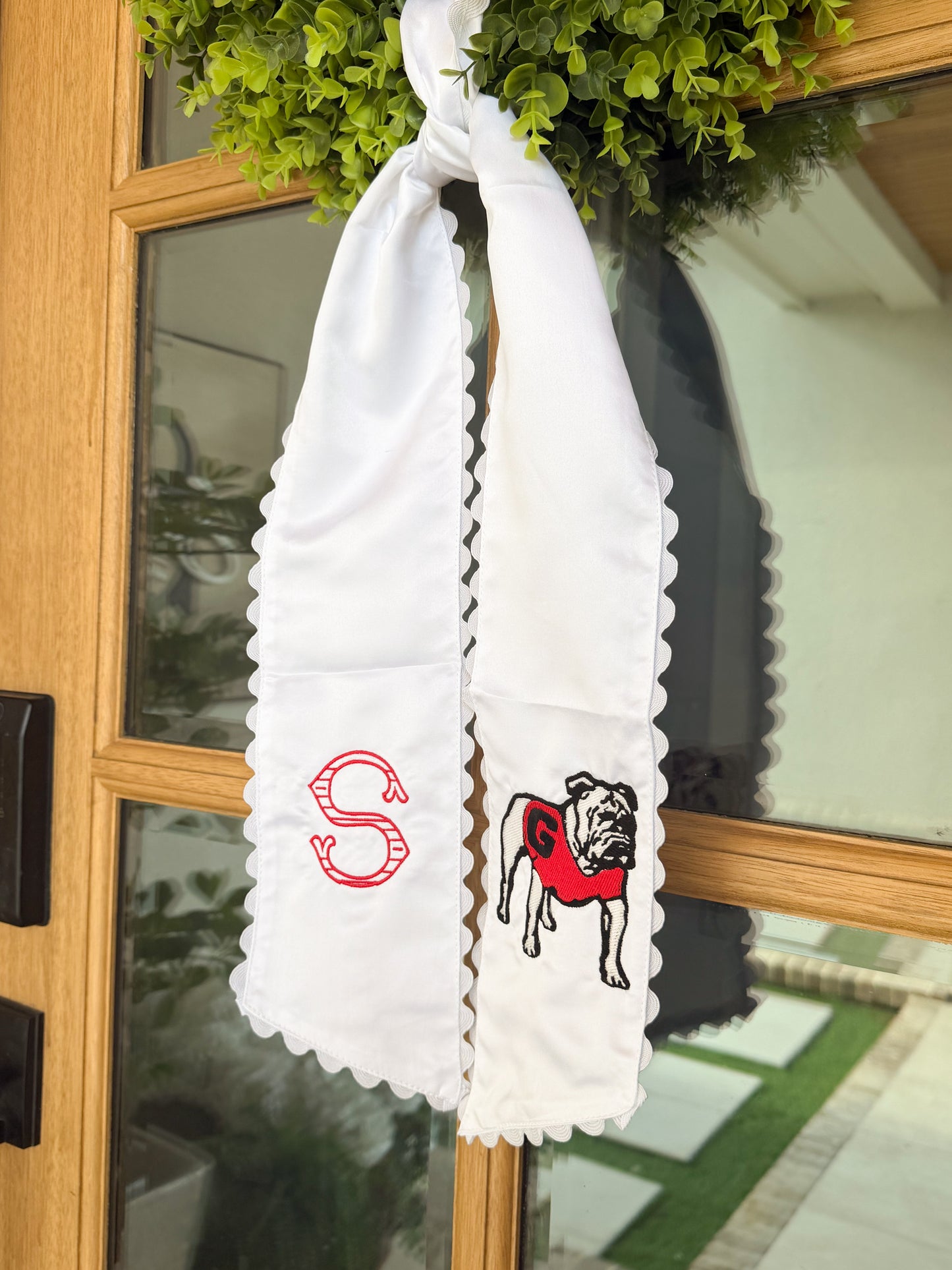 Vintage Bulldawg Door Sash
