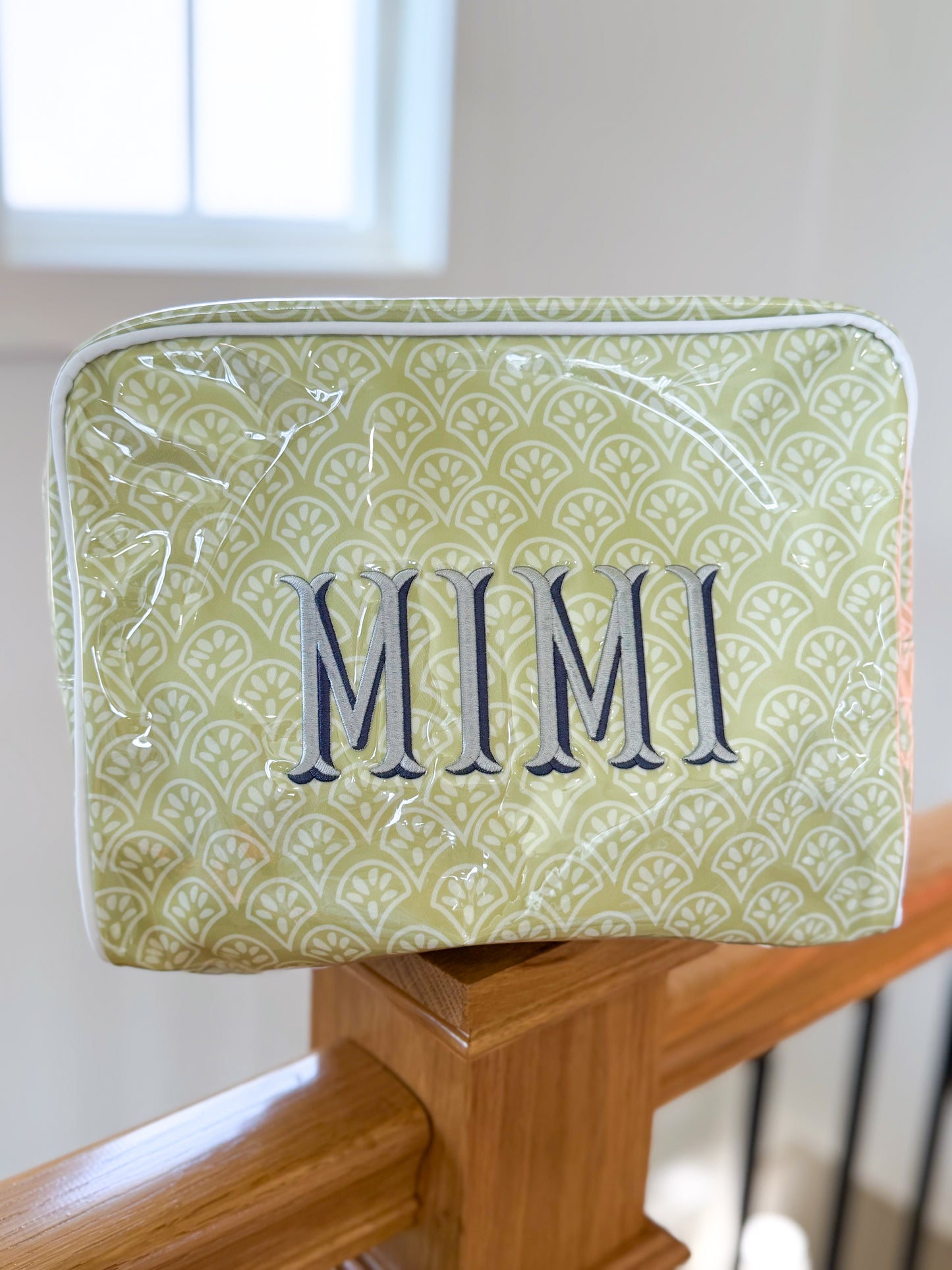 Green Toile Large Bag