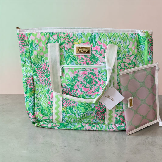 Lilly Pulitzer Cooler Bag Green Floral