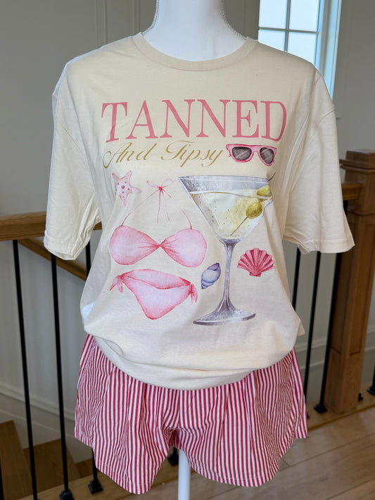 Tanned + Tipsy Tee