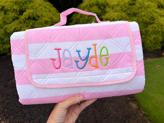 Girls Picnic Blanket
