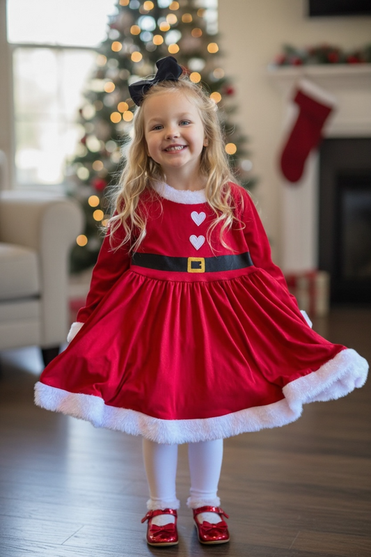 Red Santa Holiday Dress