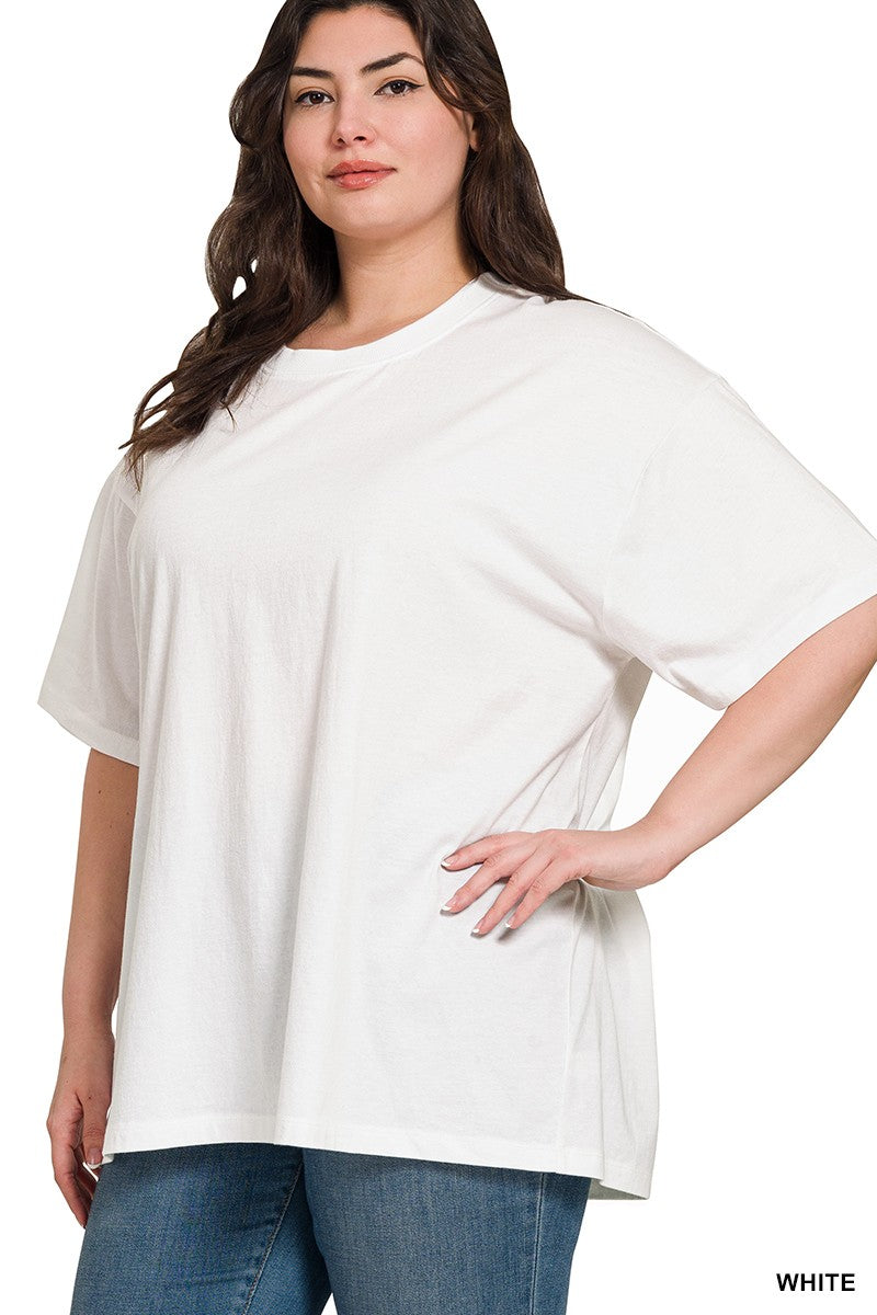 White Loose Fit Top